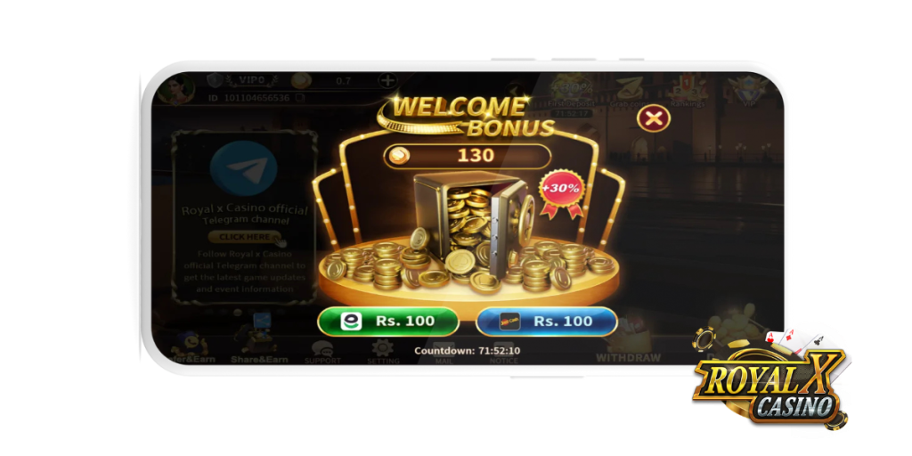 Royal X Casino Refer And Earn