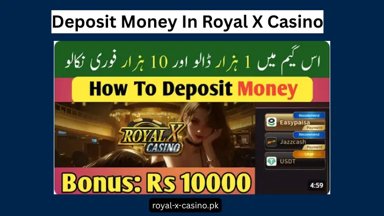 Deposit Money in Royal x casio